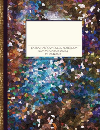 Extra narrow ruled - extra, notebook
