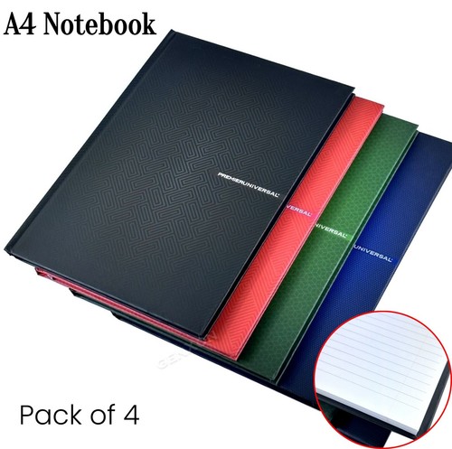 Notebook pack 4 hardback - pack, of
