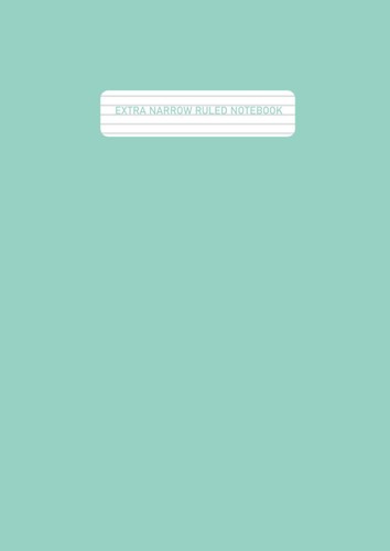 Extra narrow ruled notebook - narrow,